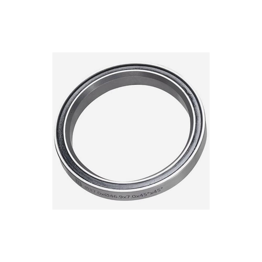 M Part bicycle headset bearing 37x46.9x7mm cartridge with 45°/45° angles, pre-greased for smooth steering components.