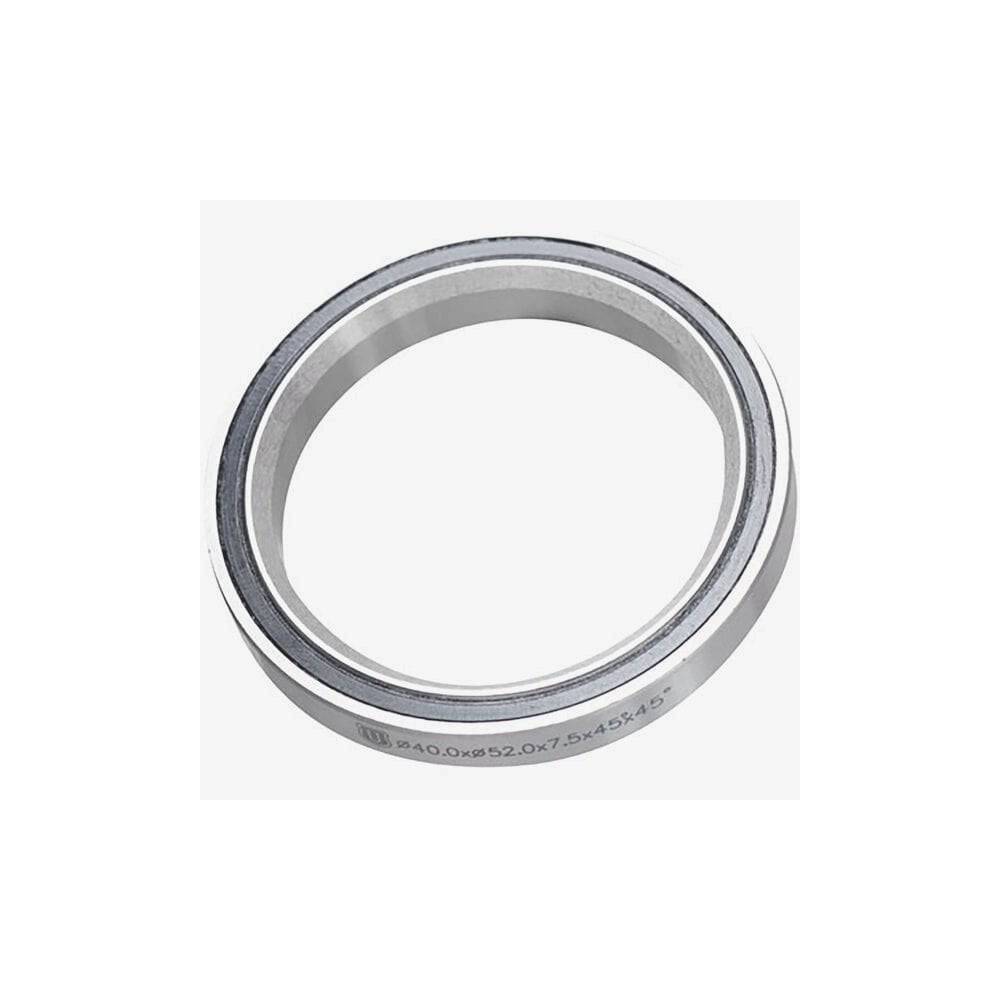 M Part bicycle headset bearing 40x52x7.5mm cartridge bearing with 45° angles, pre-lubricated for smooth steering components.
