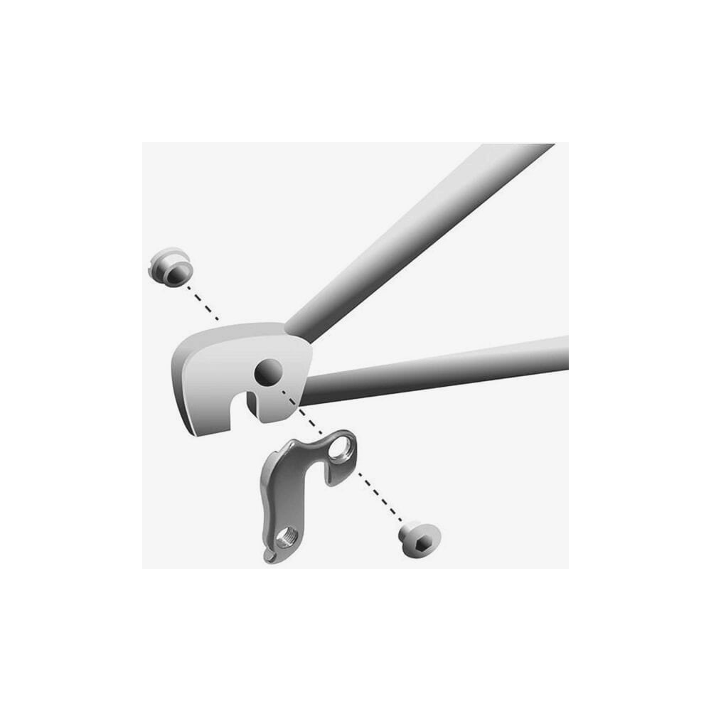 Durable M Part Gear Hanger for bicycles, compatible with various bike brands, protects the bike frame and gear system.