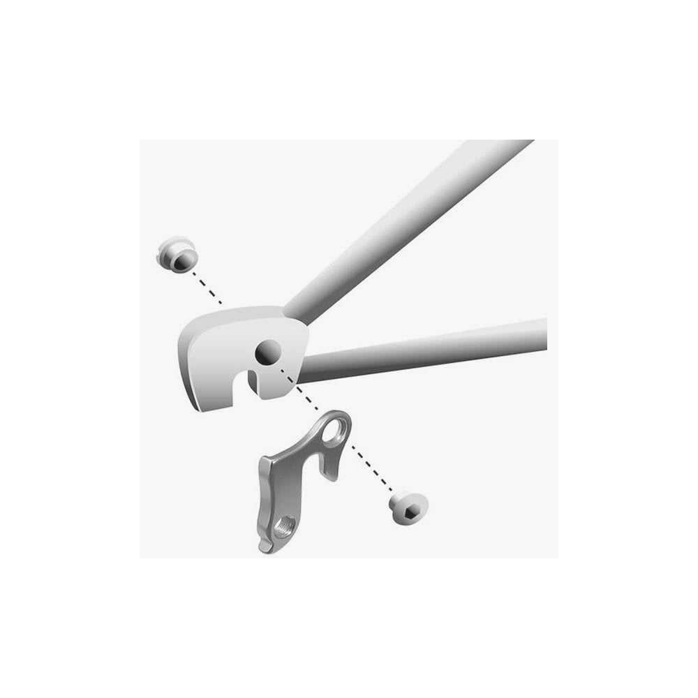 M Part gear hanger for bikes, durable replacement bike component compatible with various bike brands, shown in the image.