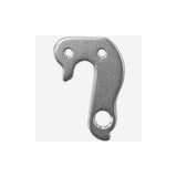 M Part gear hanger for bikes, durable replacement component, shows close-up of metallic gear hanger part for various bike brands.