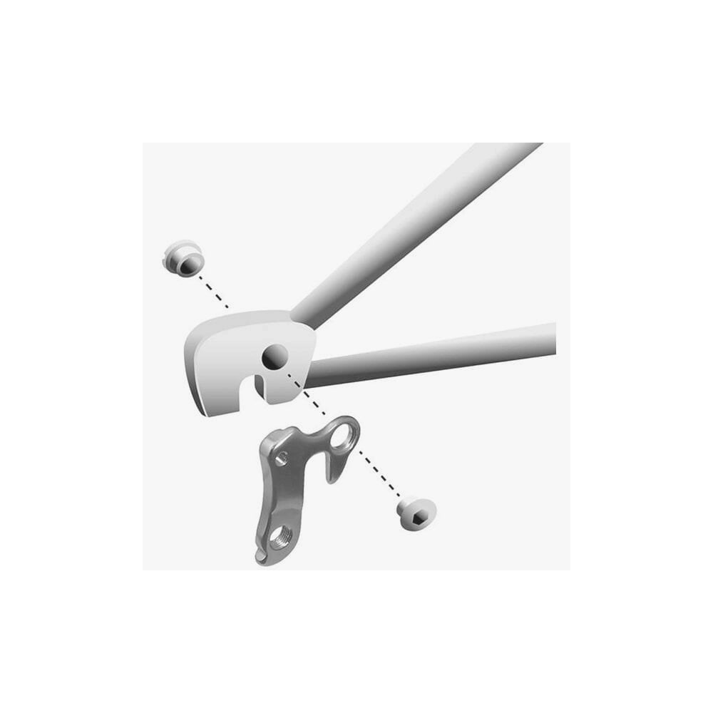 M Part gear hanger for Giant bikes and compatible frames, durable bike component designed for reliable gear shifting.