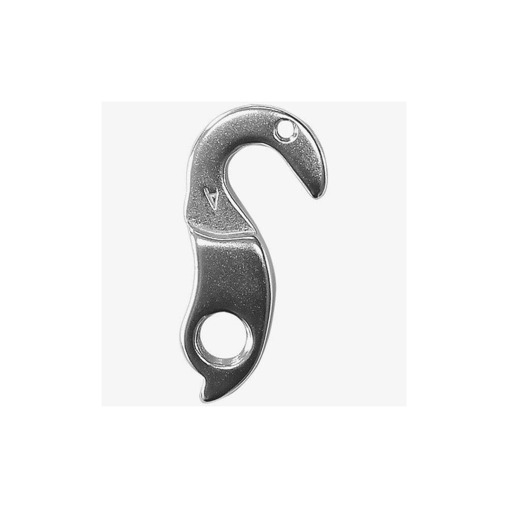 M Part gear hanger for bicycles, durable replacement component compatible with various bike brands, shown in close-up view.