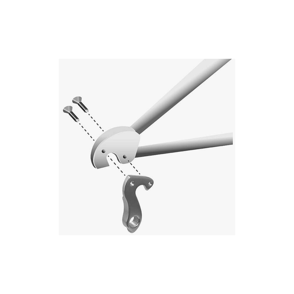 Durable M Part bike gear hanger for various bike brands, replacement component for bike gear shifting and maintenance.