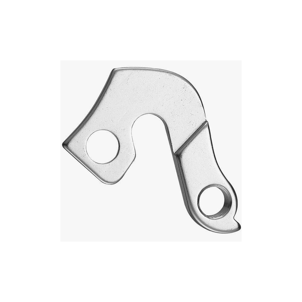 Durable M Part gear hanger for bikes, compatible with various brands, used as a replacement component in bike repair and maintenance.