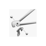 Durable M Part gear hanger for bikes, compatible with various brands, shown attached to a bicycle frame, close-up view.