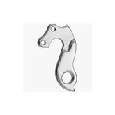 M Part gear hanger for bikes, durable replacement component for various bike brands, shown in black with metal finish.