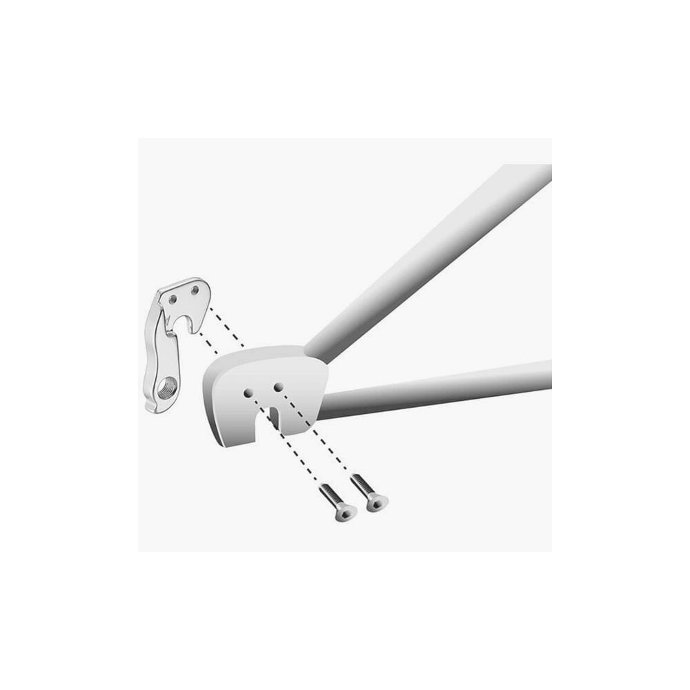 M Part gear hanger for bikes, durable replacement component suitable for various bike brands, shown in the image.