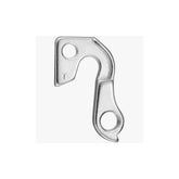 Durable M Part gear hanger for various bike brands, replacement component showing metal construction and mounting points.