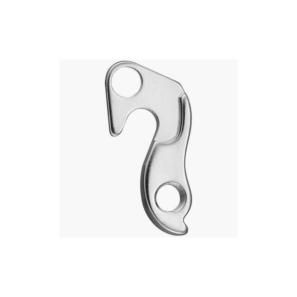 Durable M Part gear hanger replacement for bikes, showing the metal component designed for easy gear system maintenance.