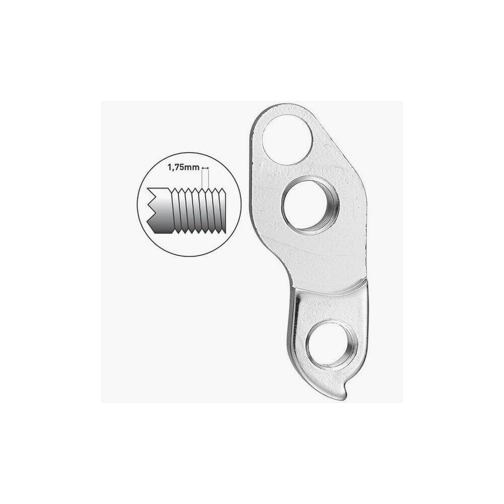 Durable M Part gear hanger for bikes, compatible with various brands, replacement component for bike gear systems.