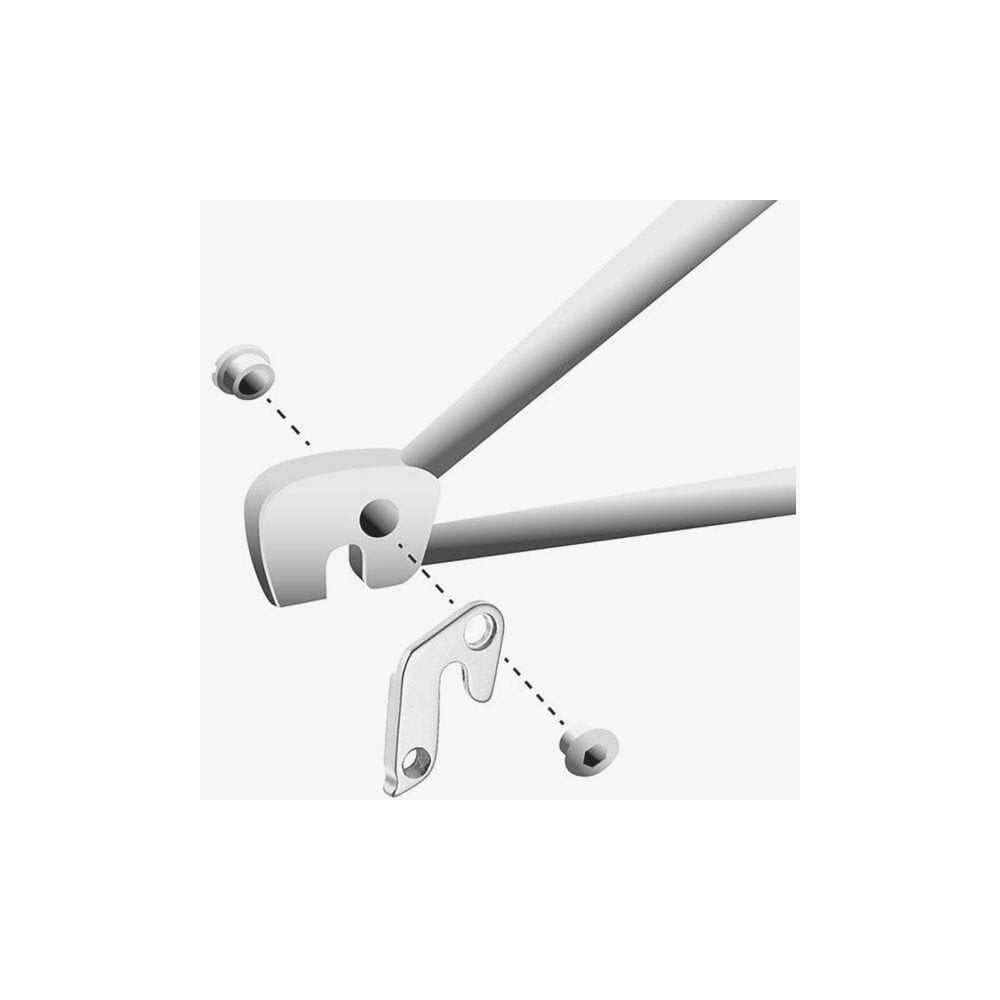 M Part gear hanger for Cannondale bikes, durable replacement component for bike gear shifting and drivetrain repair.