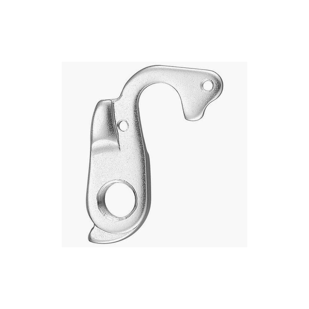 M Part Trek Gear Hanger for bike frame protection and derailleur alignment, showing the black component on a bicycle frame.