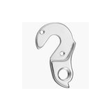 Durable M Part gear hanger for various bike brands, replacement bike component, shown attached to a bike frame.