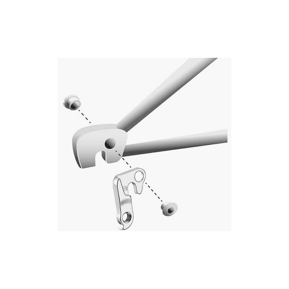 M Part gear hanger for bicycles, giant hanger designed for bike frame protection and secure fitment, in a durable component style.