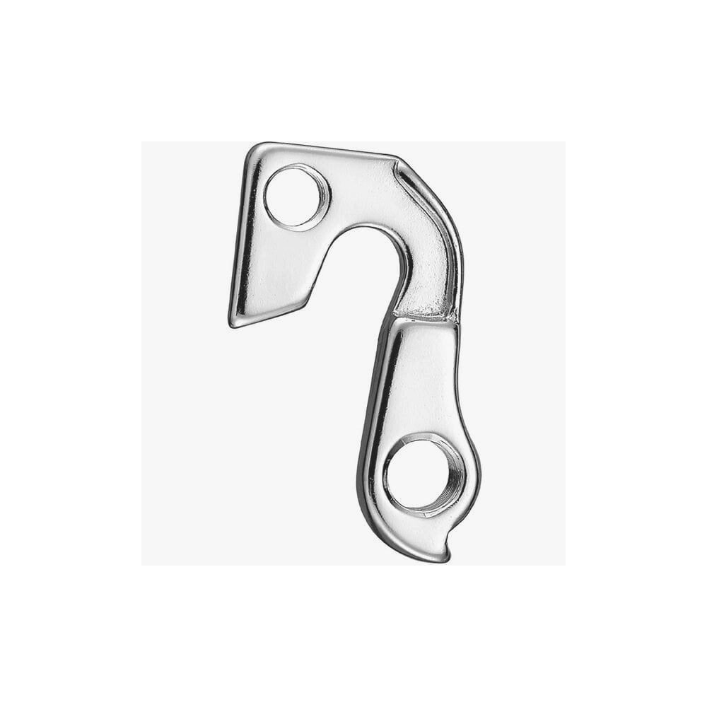 M Part gear hanger for bikes, durable replacement component for various bike brands, shown attached to a bike frame.
