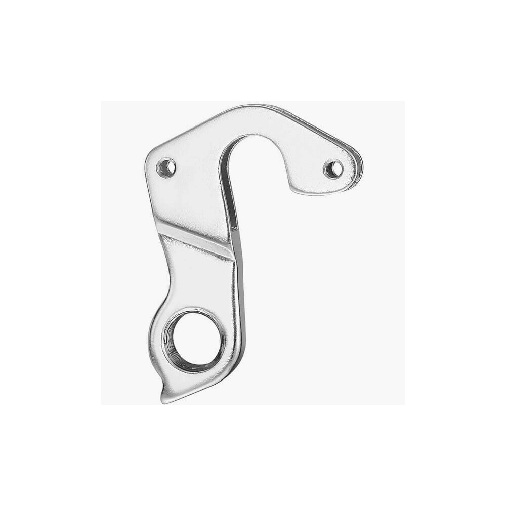 M Part gear hanger for Cannondale bikes, durable replacement component, metal bike part with mounting holes, close-up view