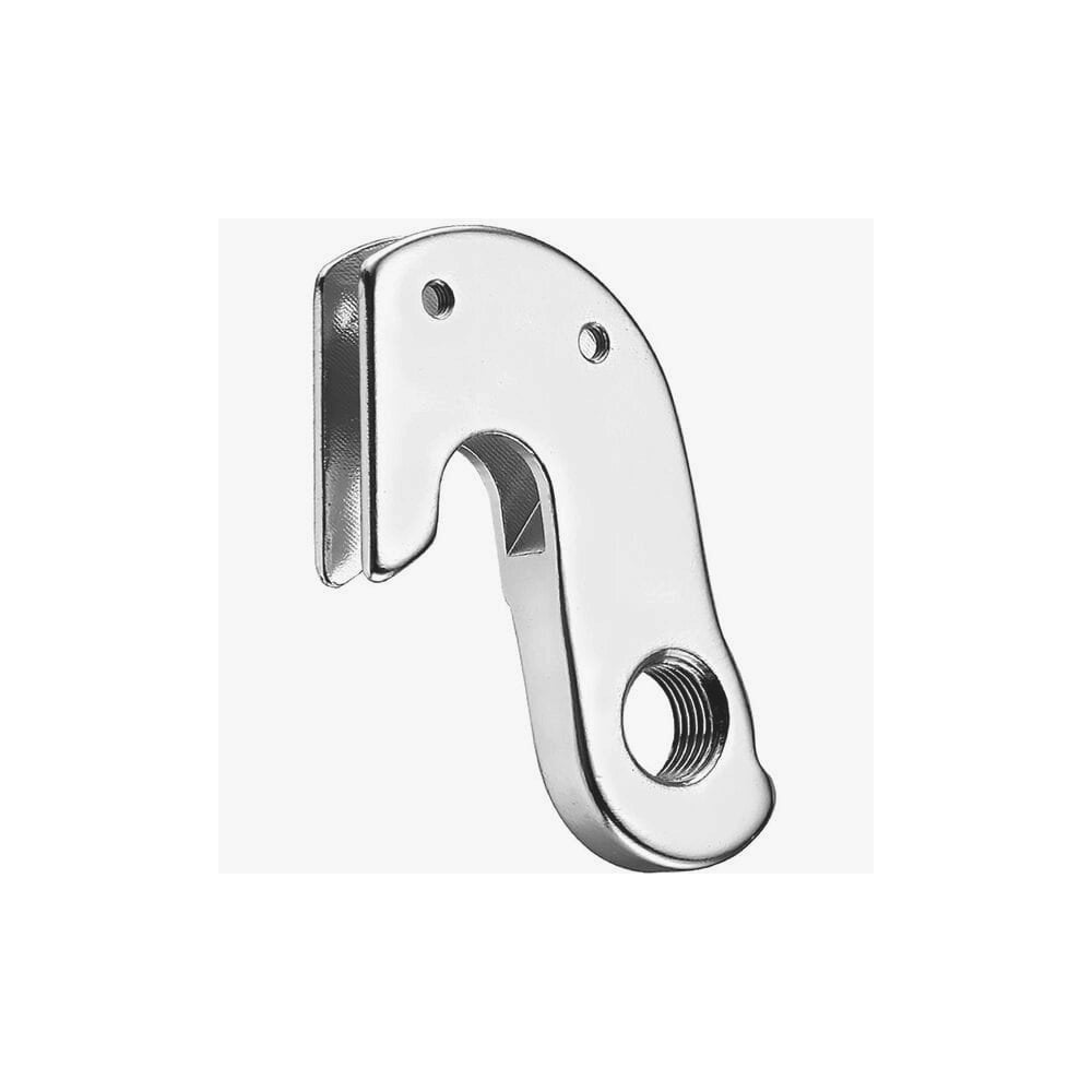 M Part gear hanger for Cannondale bikes, durable replacement bike component showing the metal gear hanger in close-up view.