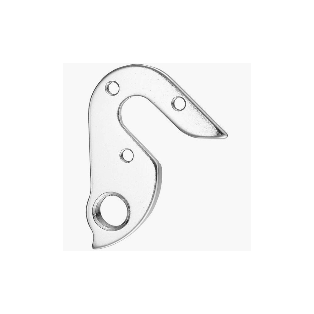 Durable M Part gear hanger for bike components, compatible with various bike brands, shown attached to a bike frame.