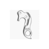 M Part Gear Hanger Cube for bike frame protection and precise fit, shown mounted on a bike frame in the image.