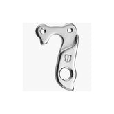 M Part gear hanger for Ghost, Hercules, Winora bikes, durable replacement bike component, metal finish with mounting holes