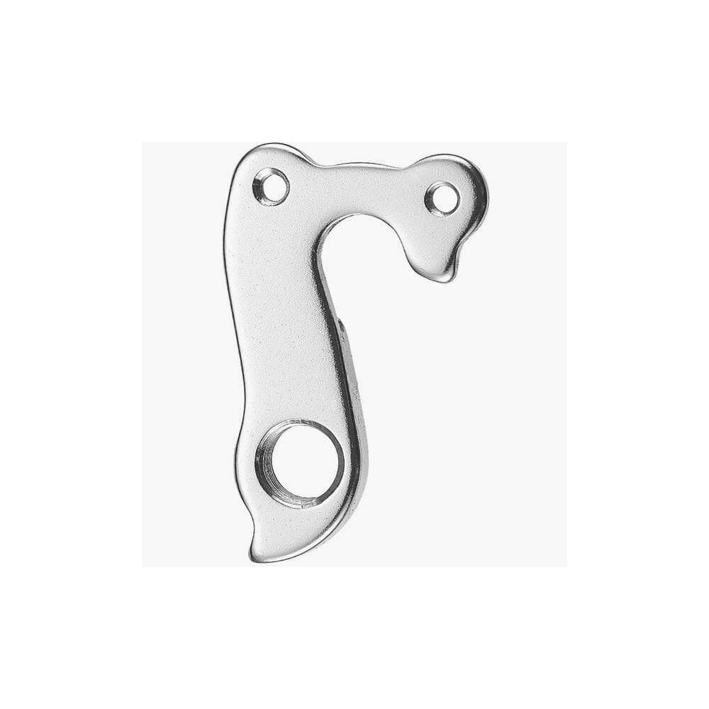 M Part gear hanger for Ghost, Hercules, Winora bikes, durable replacement component, shown attached to bike frame.