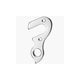 M Part gear hanger cube for bike frame protection and replacement, showing durable metal construction with mounting holes.