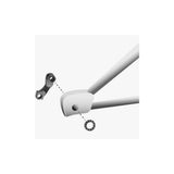 M Part gear hanger for KTM bike, M12 1.75 direct mount, durable frame protector, mounted on motorcycle frame in the image.