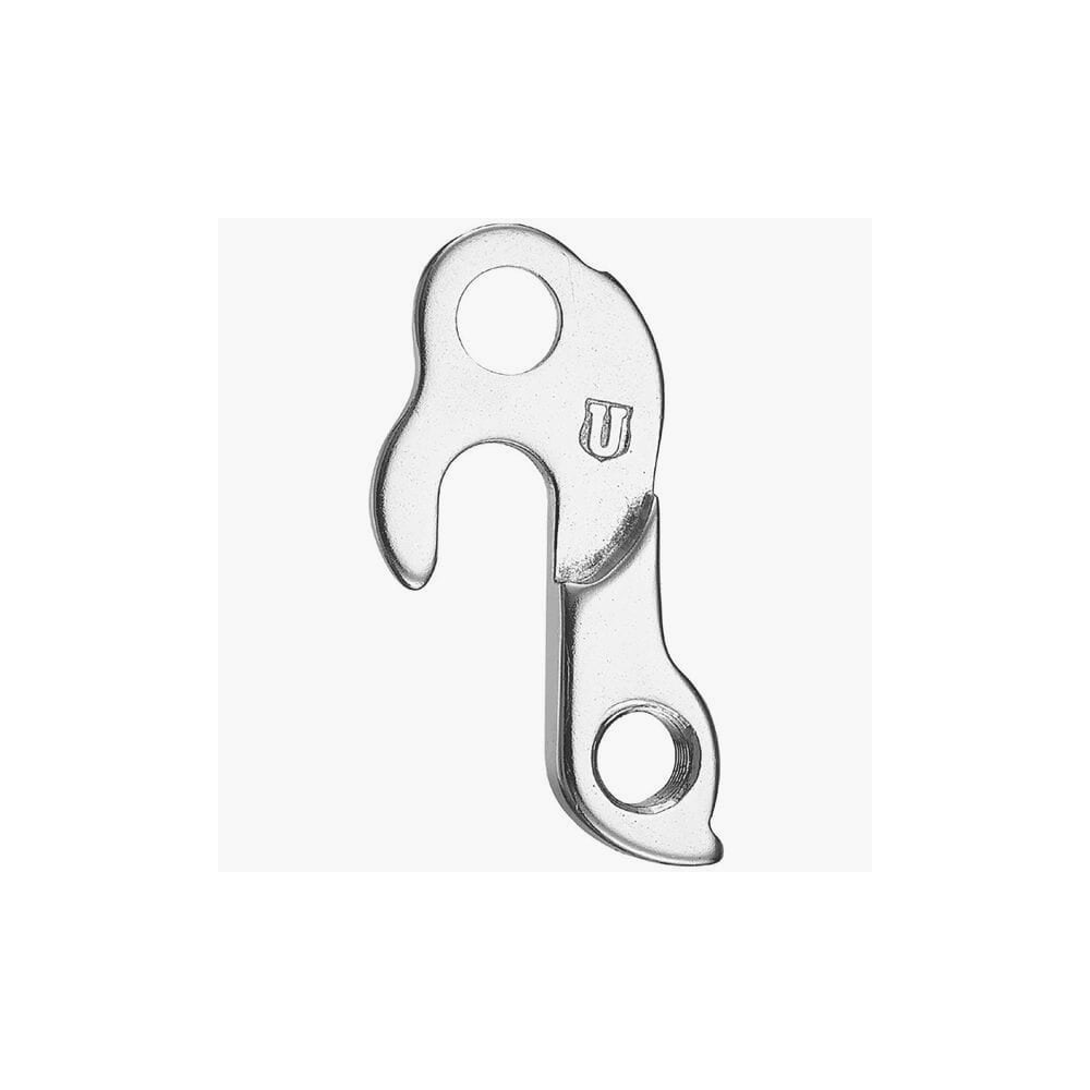 M Part gear hanger replacement component for Bianchi, Focus, Stevens bikes, shown in black on a white background.
