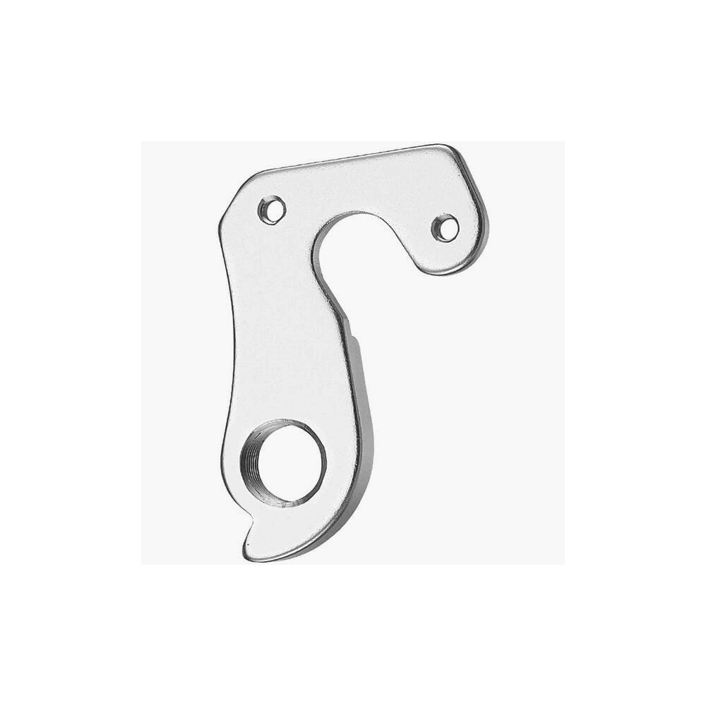 M Part gear hanger for BMC and Stevens bikes, durable frame protection component, shown mounted on bike frame.