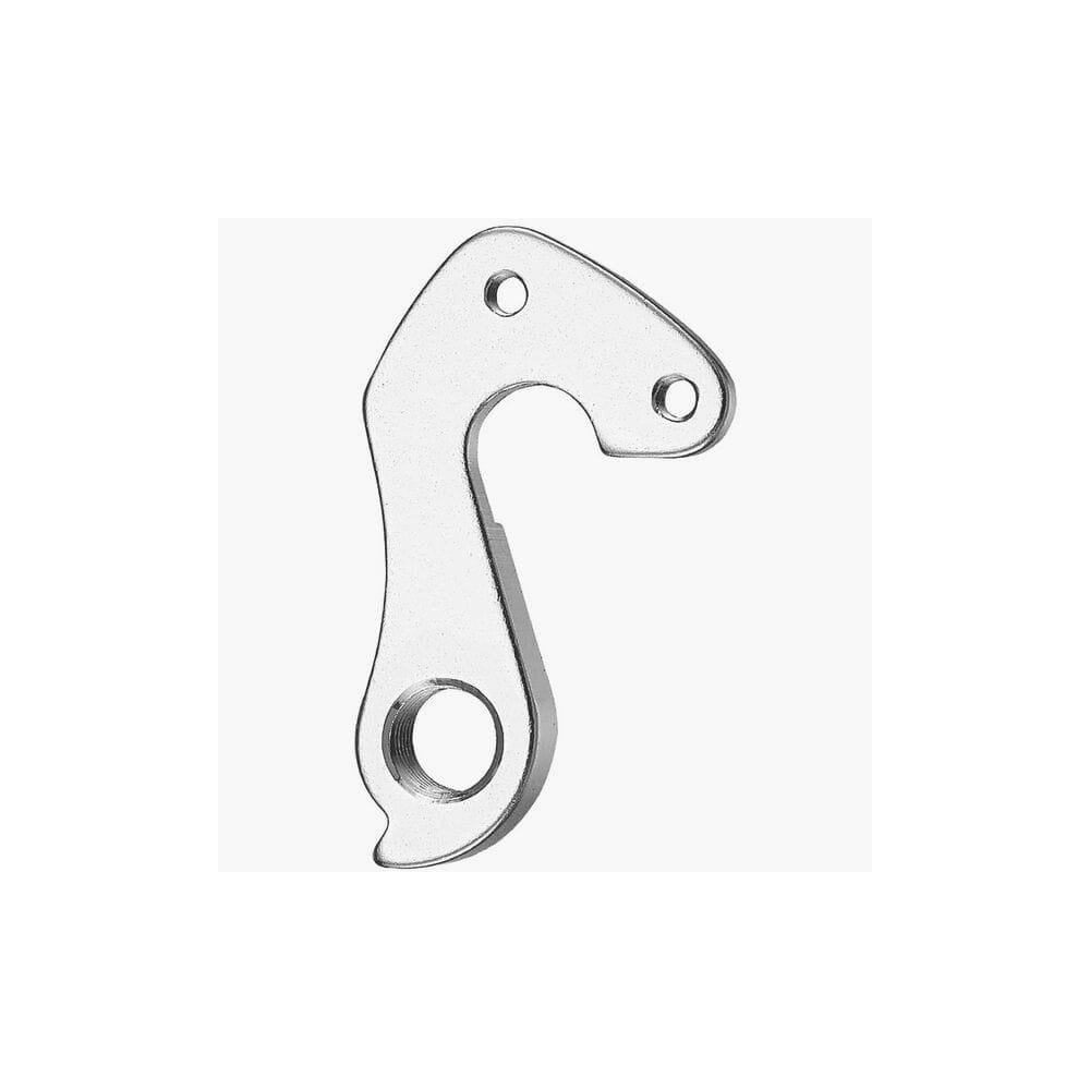 M Part gear hanger for bike frame protection and gear alignment, showing durable metal component with mounting holes.