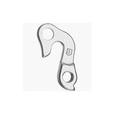 M Part Fuji Gear Hanger for bike frame protection and replacement, showing the black metal component on a bicycle.