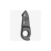 Black M Part gear hanger for Cervelo bike frame, alloy replacement component, compatible with various bike models.