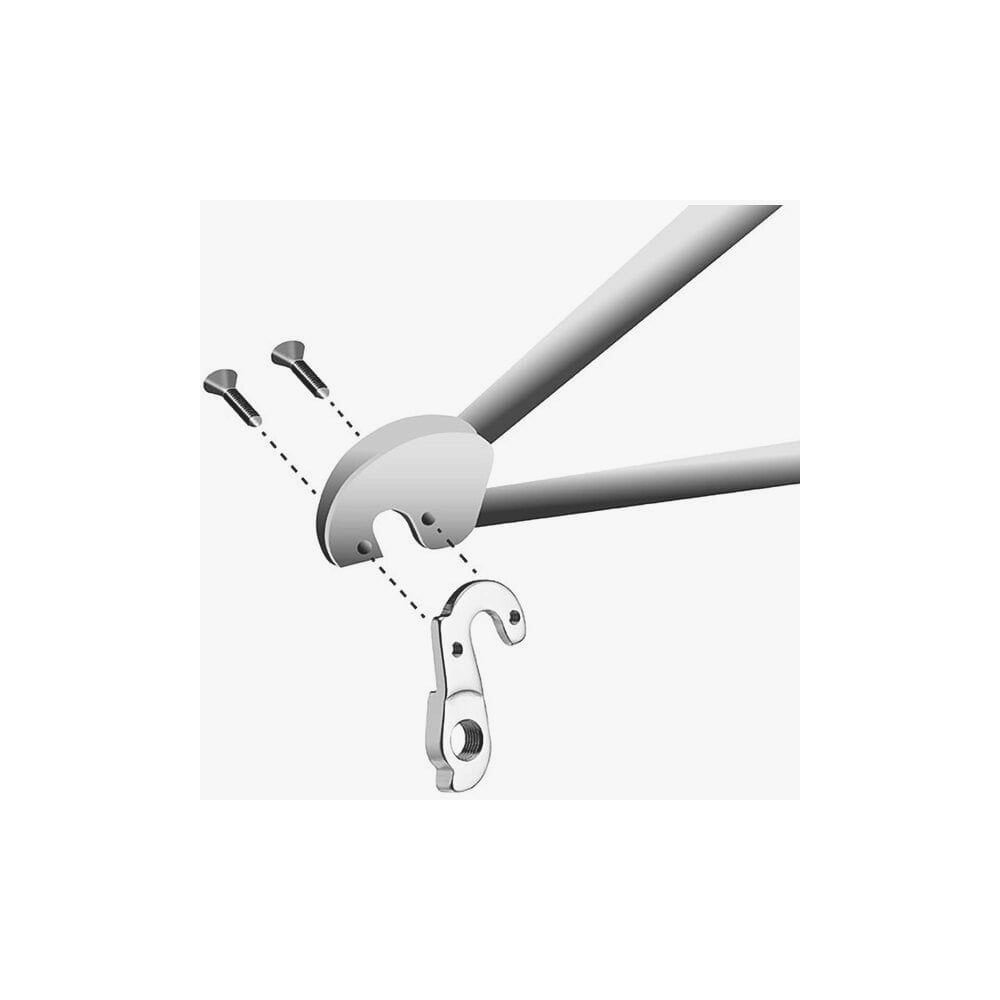 M Part gear hanger for Wilier bikes, durable replacement bike component for gear shifting and derailleur attachment.