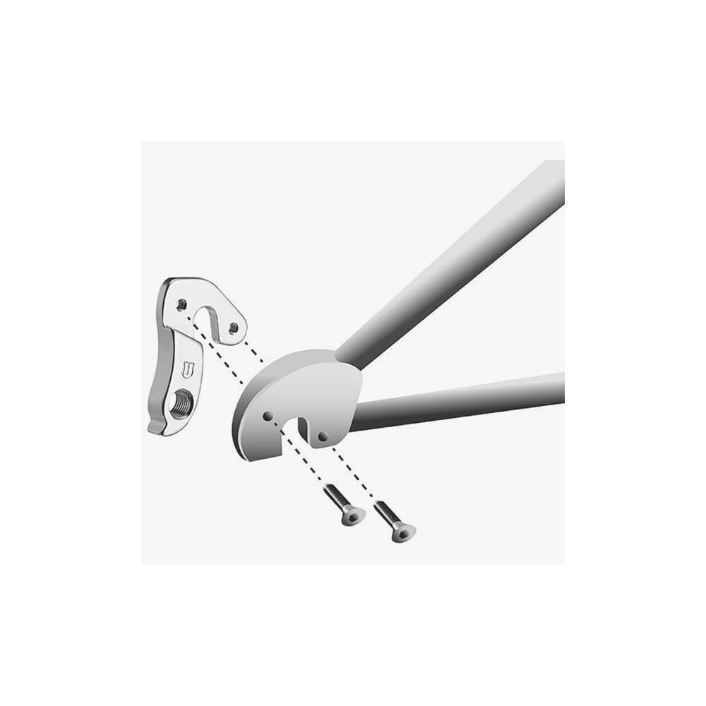 M Part Bulls Hanger gear hanger for bike frames, durable cold-forged component with protective design for bicycle maintenance.