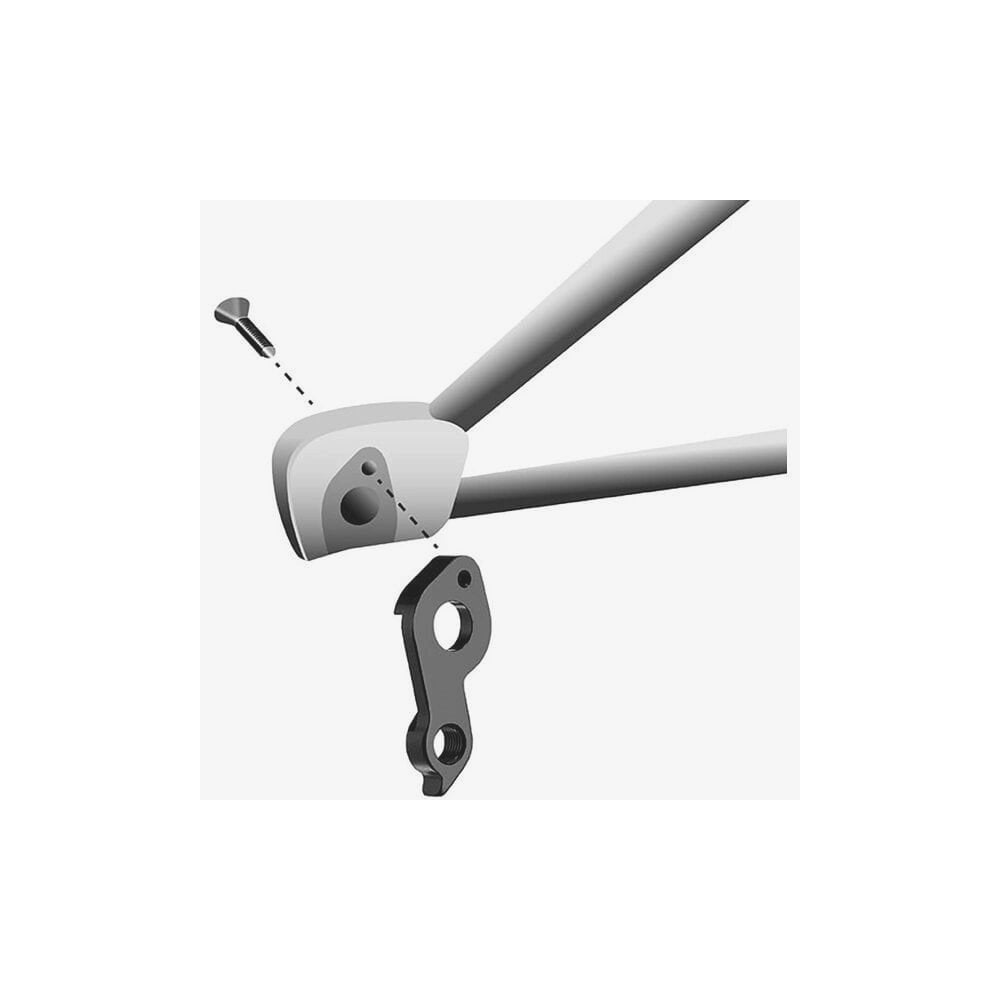 M Part Focus Gear Hanger made of durable 6061 aluminium, designed to protect bike frames and components.