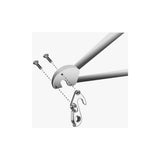 M Part gear hanger for Focus bikes, durable frame protection component, shown attached to bike frame in a close-up image.