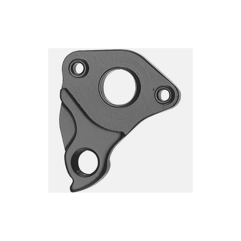 M Part gear hanger for Lapierre bikes, durable replacement bike frame protector, showing the metal component with mounting points.