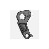 M Part Ghost Black alloy gear hanger for bike frame protection, durable component with a sleek black finish.