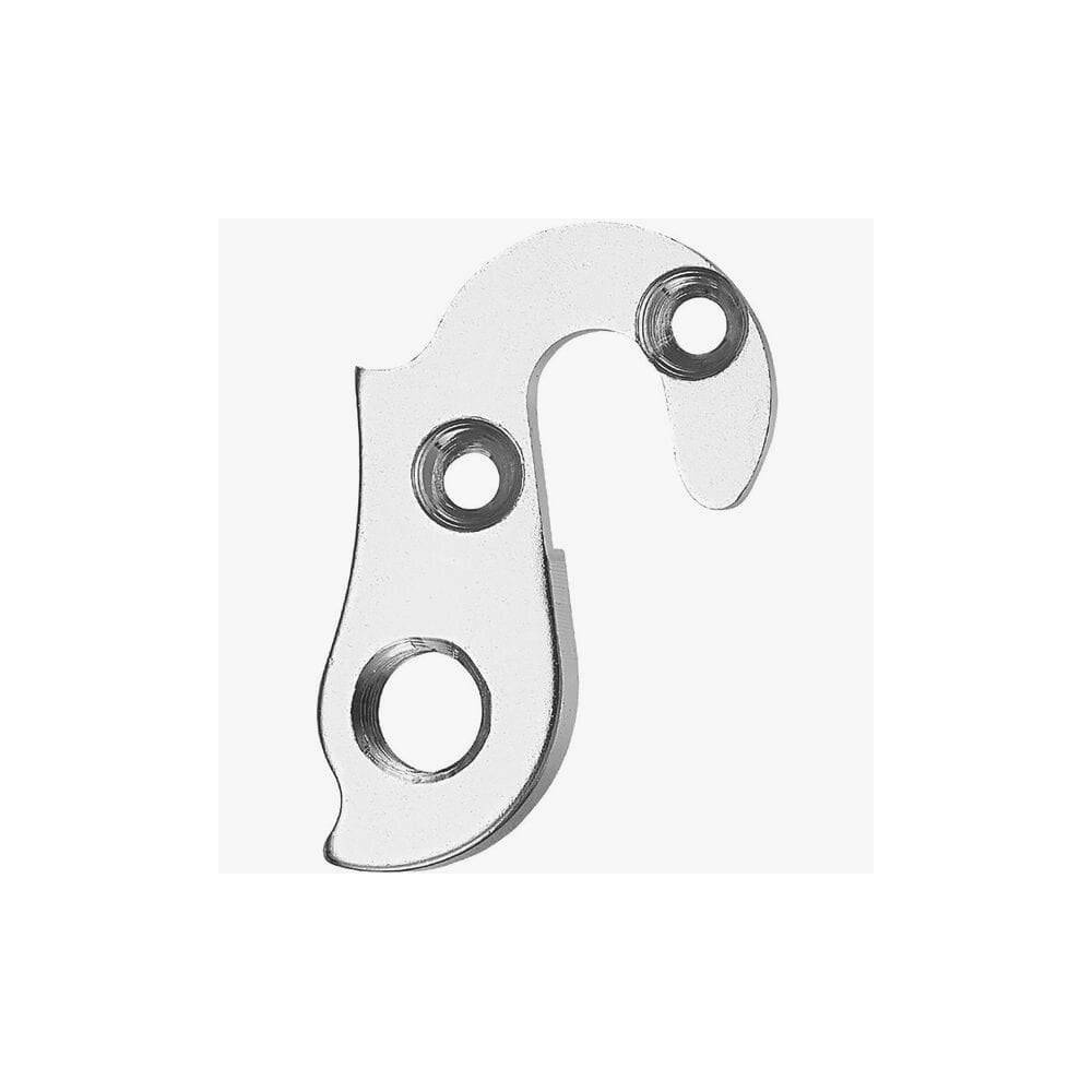 M Part gear hanger for Bulls, Focus, Raleigh bikes, durable replacement bike component, shown in black with mounting hardware