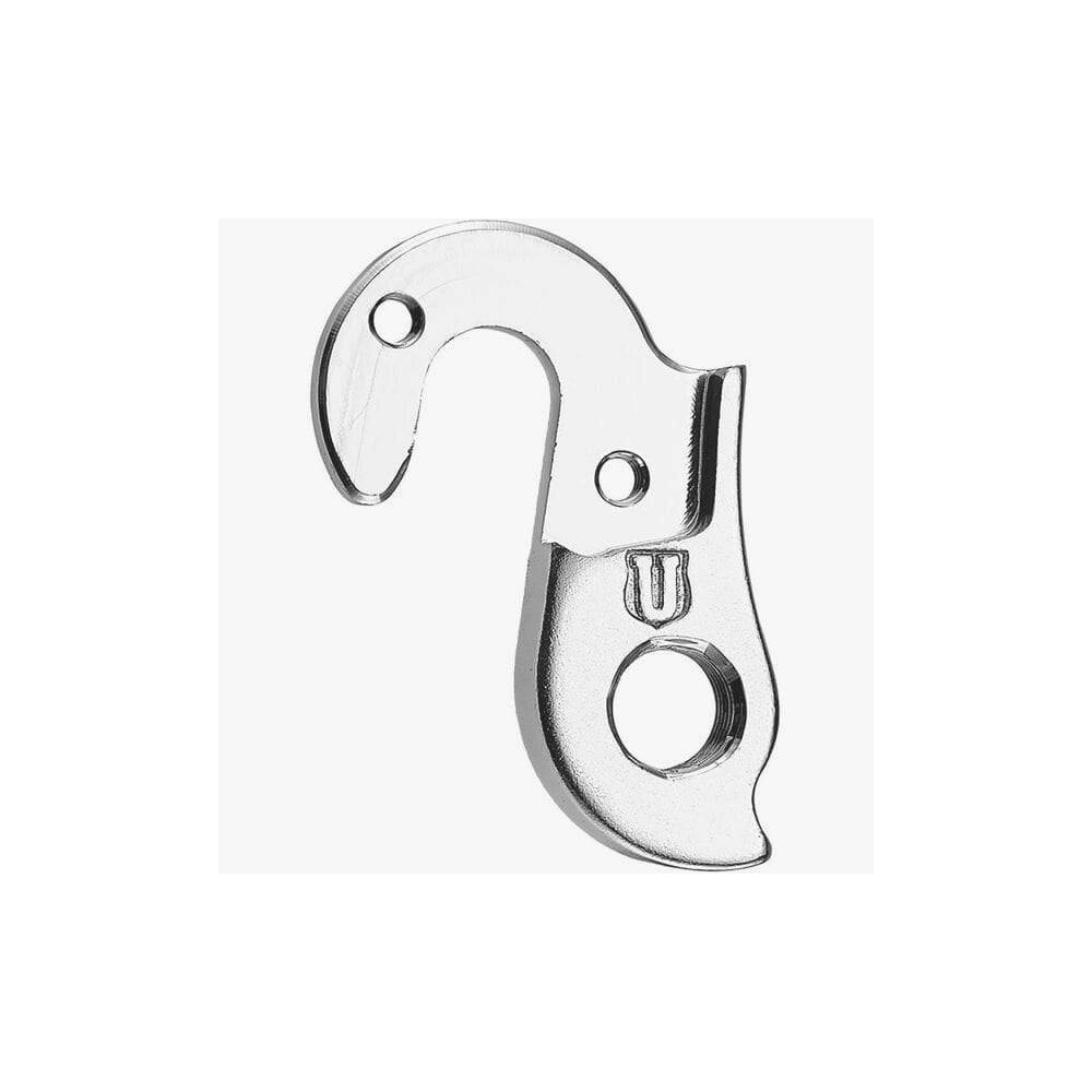 M Part gear hanger for Bulls, Focus, Raleigh bikes, durable replacement bike component showing the metal hanger in detail.