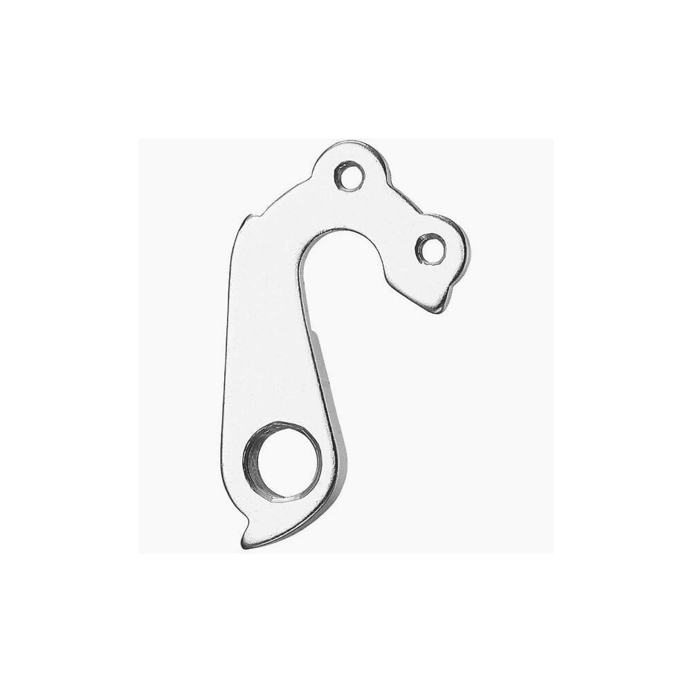 M Part gear hanger for KTM bikes, durable replacement frame protector, showing the metal component attached to the bike frame.