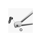 Black alloy M Part gear hanger for KTM bikes, cold-forged 6061 aluminum component for durable motorcycle gear shifting.