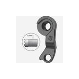 M Part gear hanger for Bulls Bikes Direct, M12 1.5 replacement component, bike gear part, black metal finish.