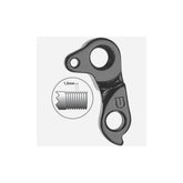 M Part gear hanger for bike, Bulls Direct Mount M12 1.5, durable component for bike frame protection, shown in close-up image.