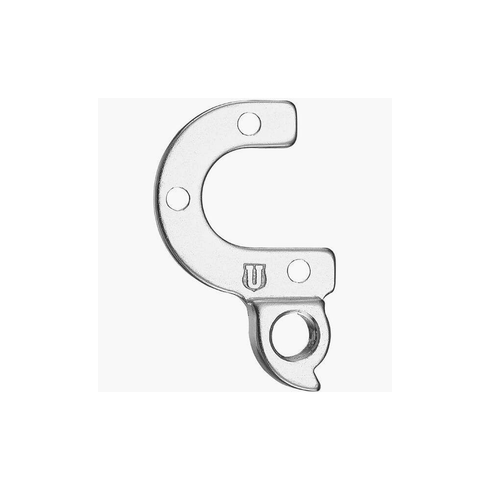 M Part Bulls Gear Hanger, durable bike frame protection component, shown attached to a bicycle frame for gear shifting.
