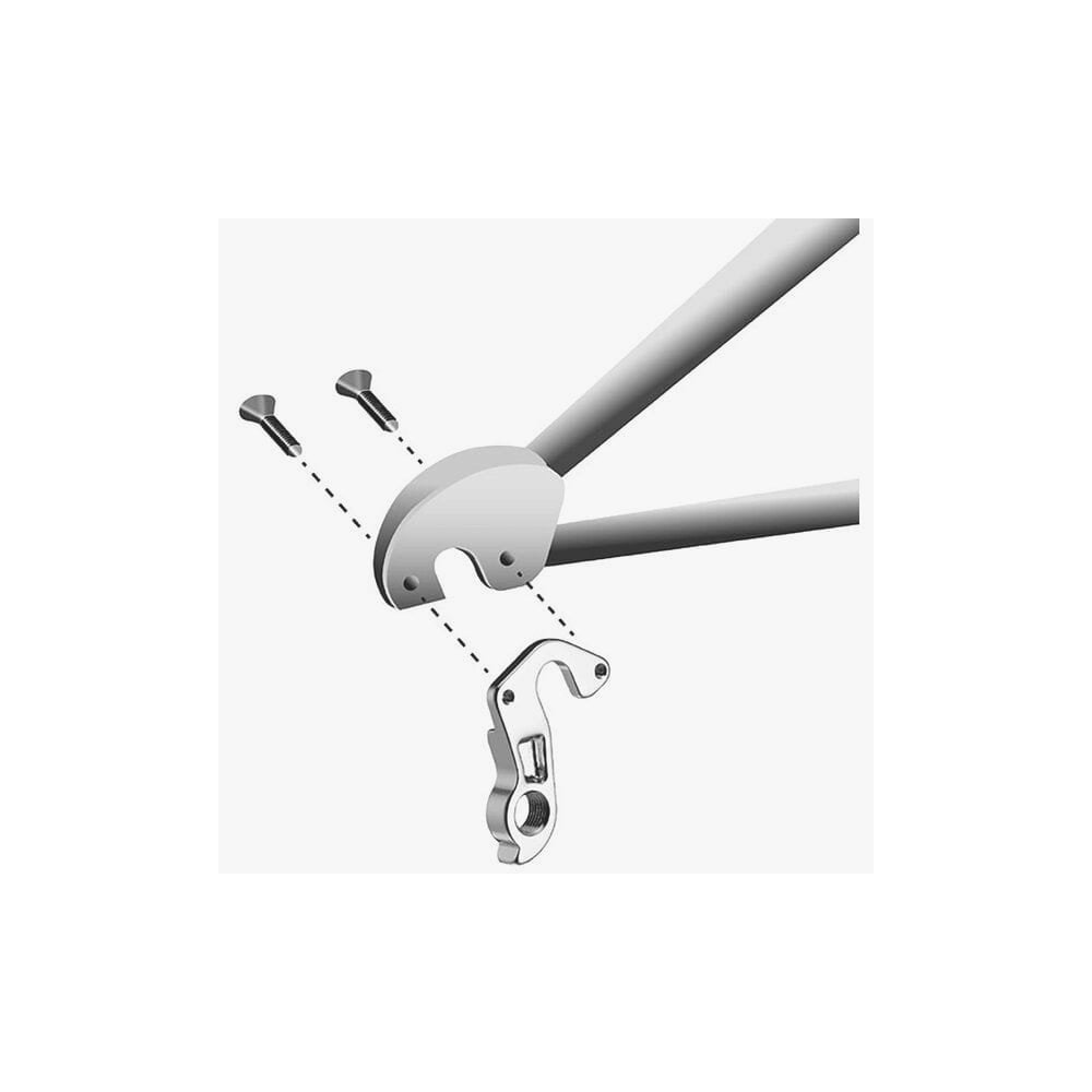 M Part gear hanger for Cannondale and Bulls bikes, durable replacement component for smooth gear shifting.