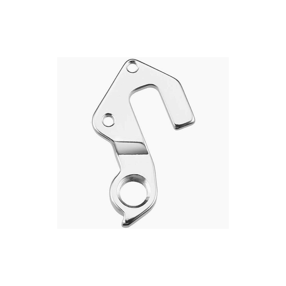 M Part gear hanger for bicycle frame protection and durability, showing the black component mounted on a bike frame.