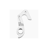 M Part Gear Hanger GT bike component, durable frame protection part with metal finish and mounting points for bicycle gear system.