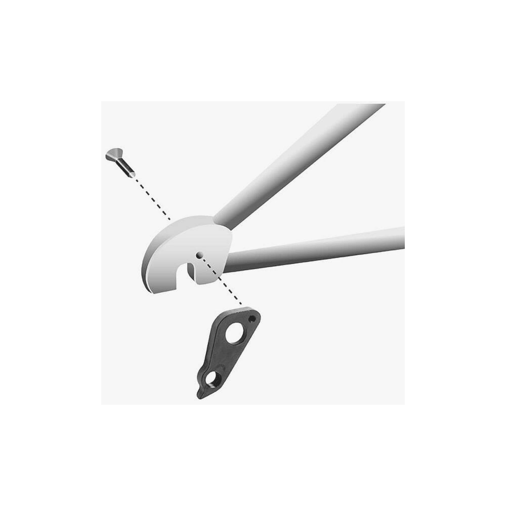 Durable M Part gear hanger for Focus bikes, designed as a replacement bike frame protector component.